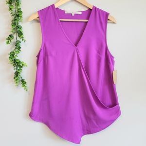 🍂2/$25 NWT Rachel Roy Orchid Faux Wrap Blouse